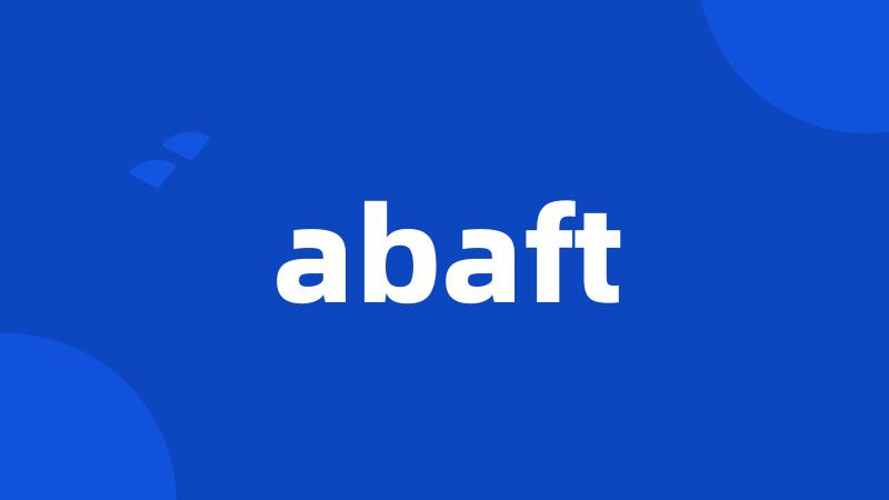 abaft