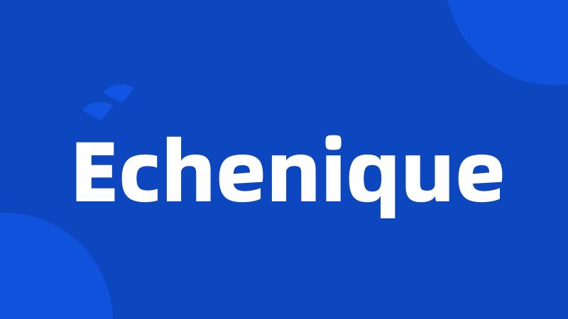 Echenique