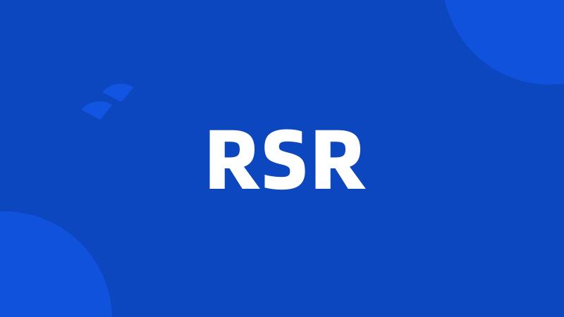 RSR