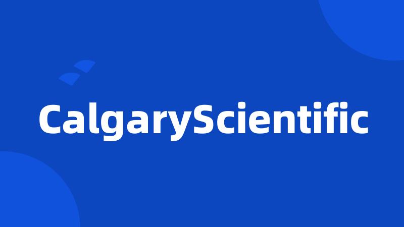 CalgaryScientific