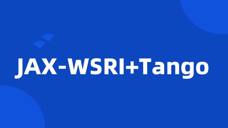 JAX-WSRI+Tango