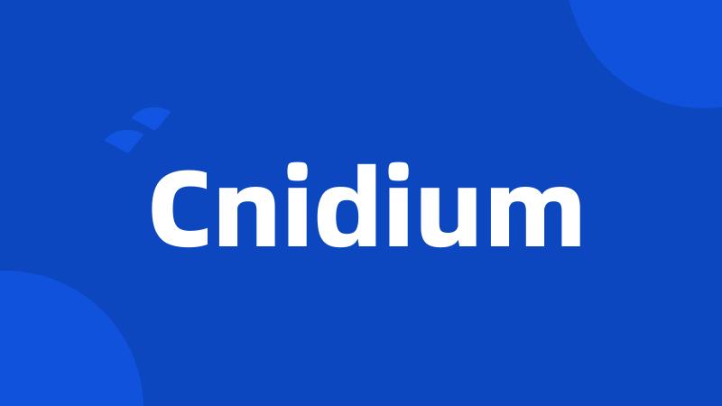 Cnidium