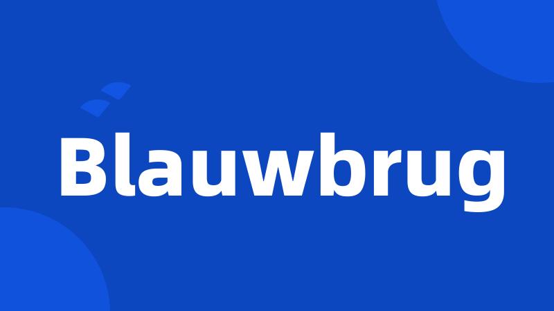 Blauwbrug