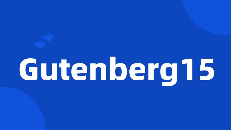 Gutenberg15