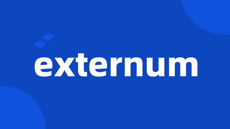 externum