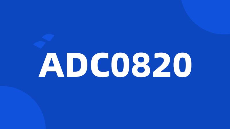 ADC0820