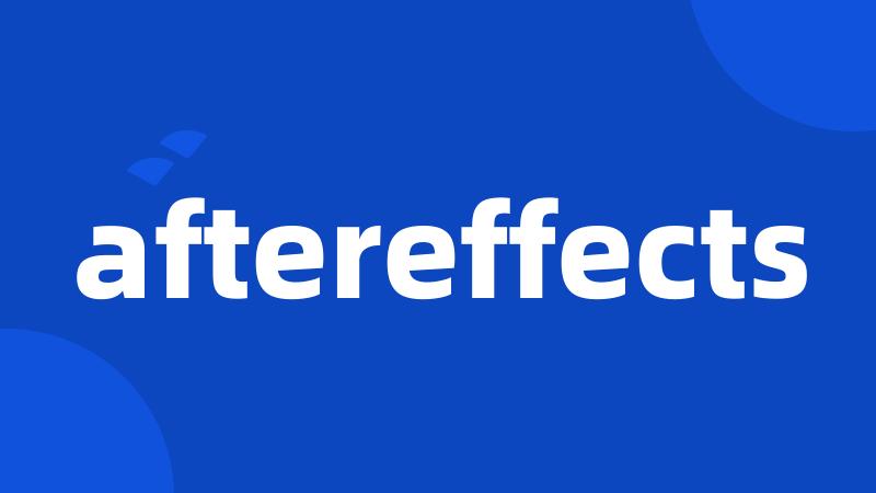 aftereffects