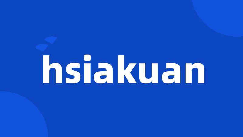 hsiakuan