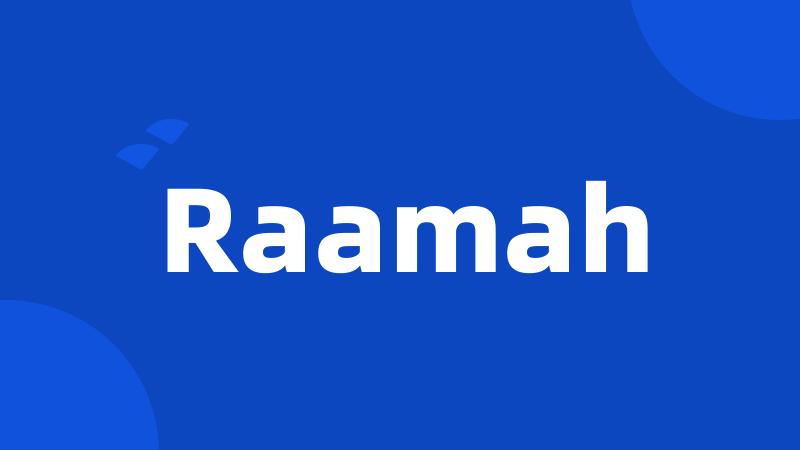 Raamah