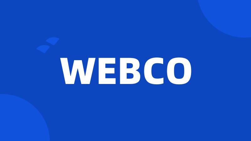 WEBCO