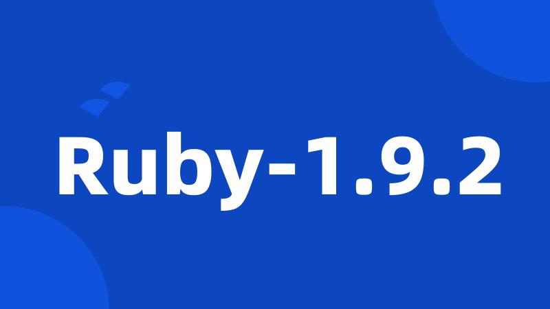 Ruby-1.9.2