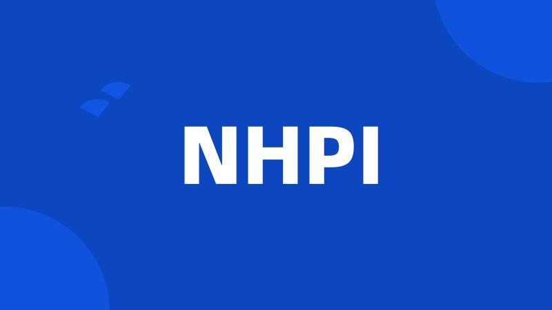 NHPI