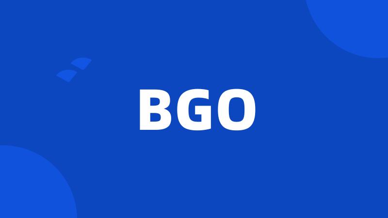 BGO