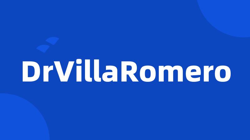 DrVillaRomero