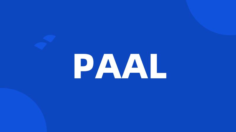 PAAL