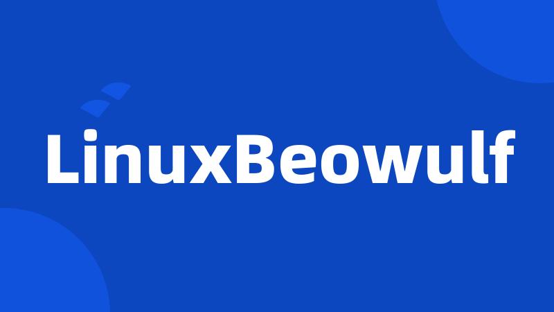 LinuxBeowulf
