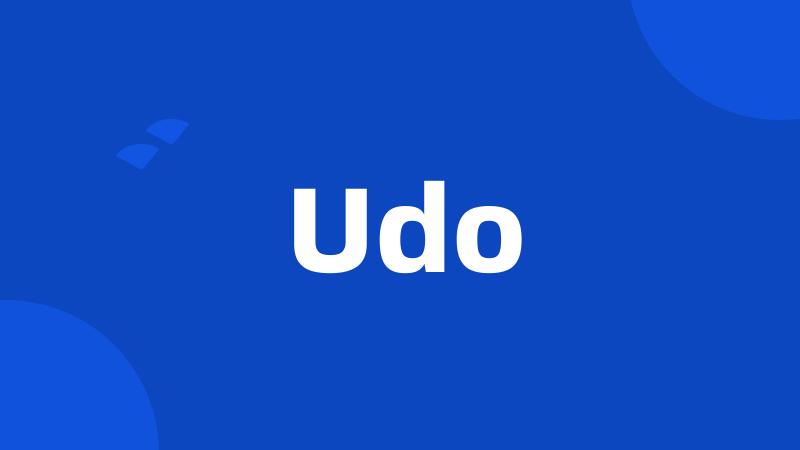 Udo