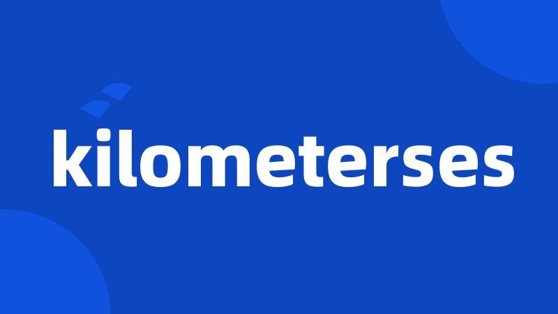 kilometerses