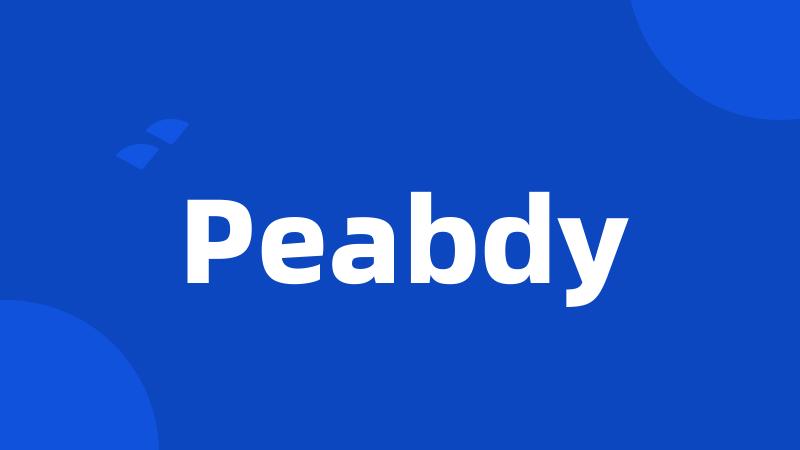 Peabdy