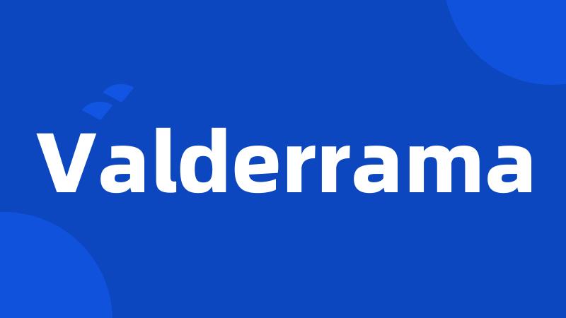 Valderrama