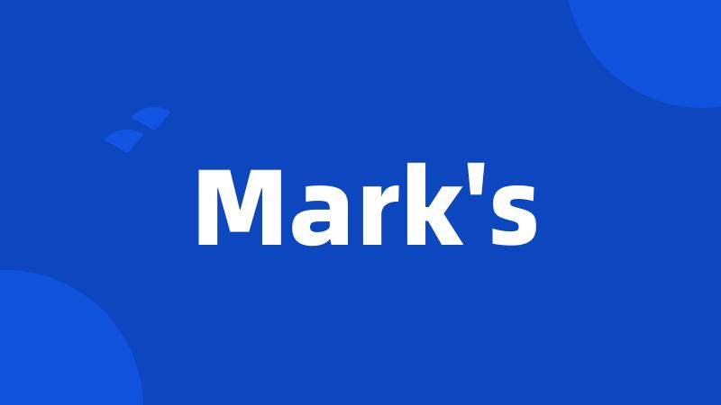 Mark's