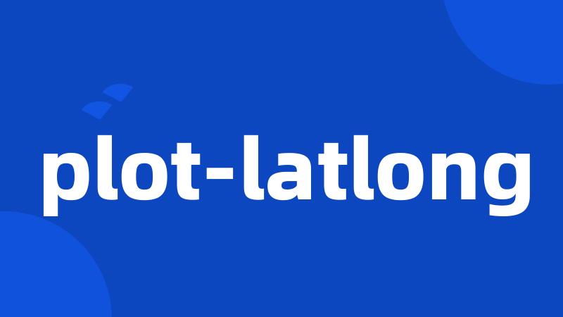 plot-latlong