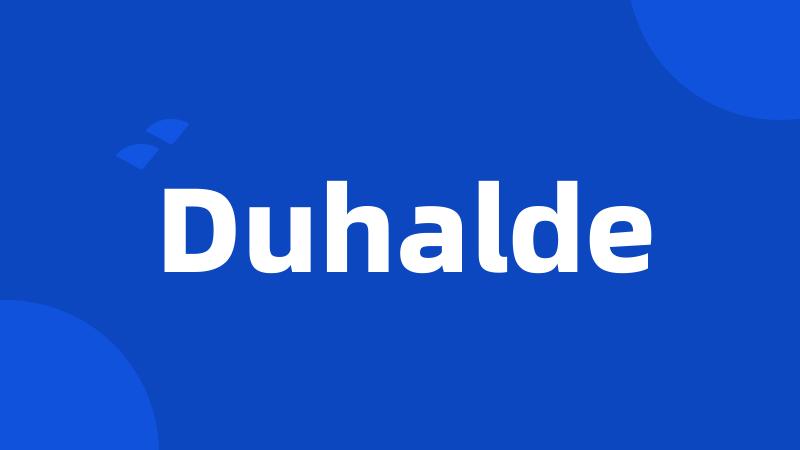 Duhalde