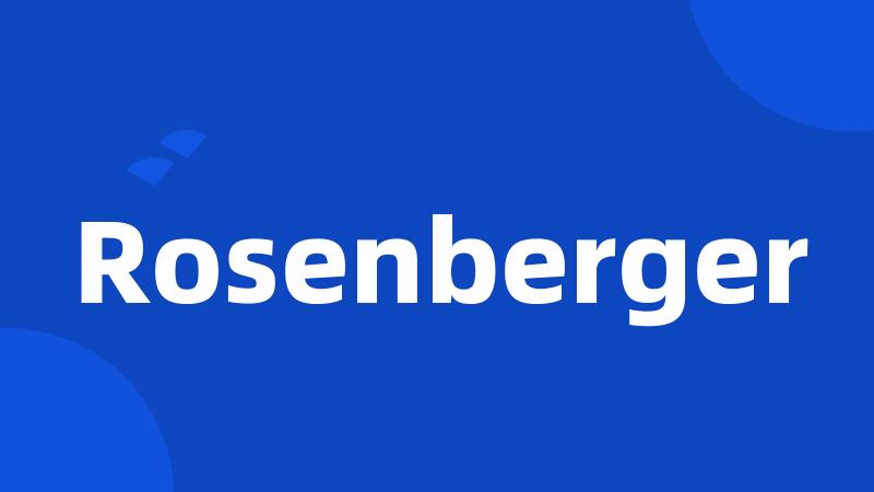 Rosenberger