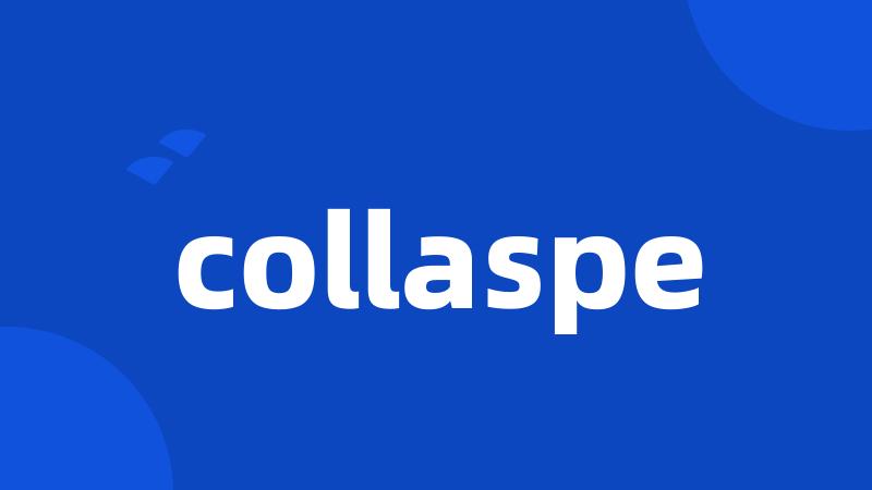 collaspe