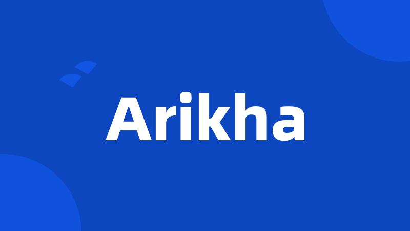 Arikha