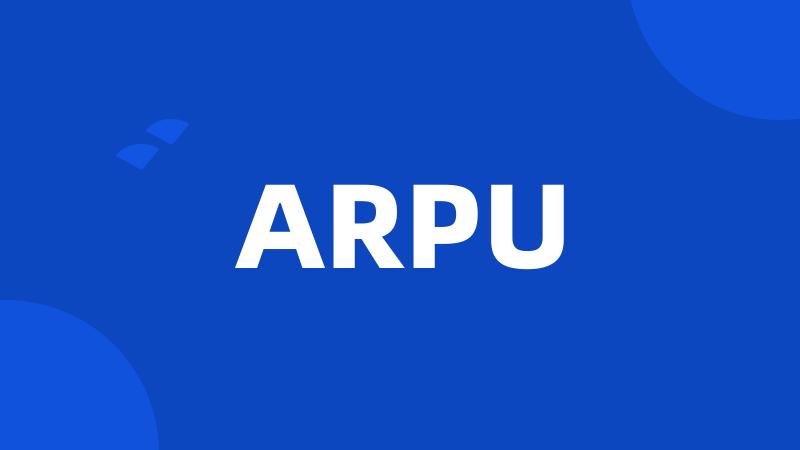 ARPU