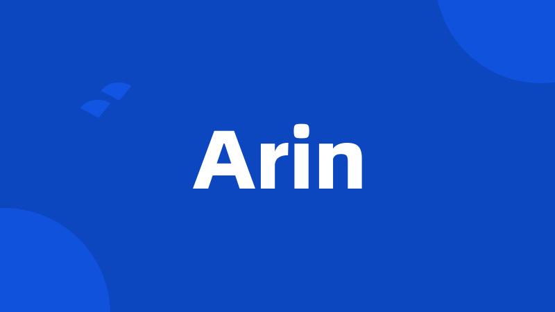 Arin