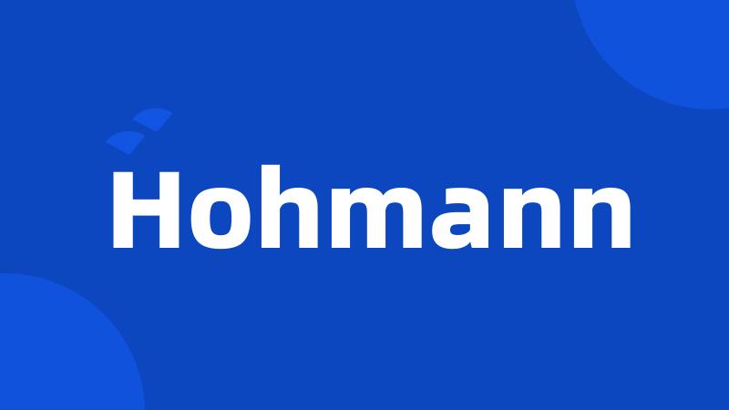 Hohmann