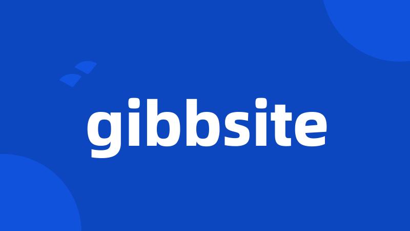 gibbsite