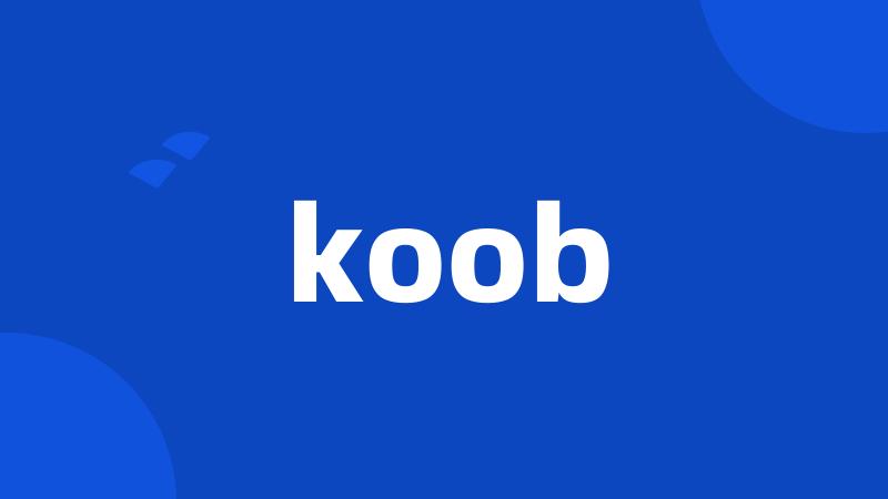 koob