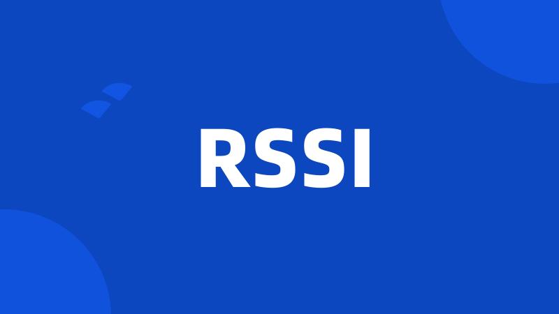 RSSI