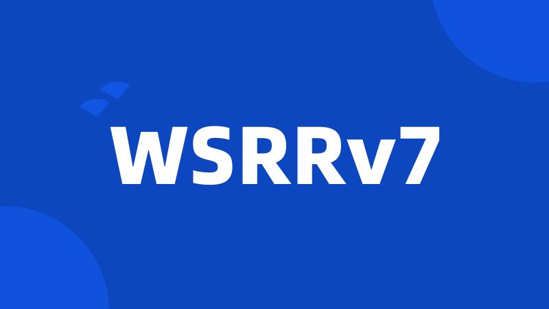 WSRRv7