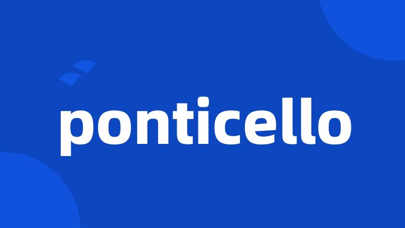 ponticello