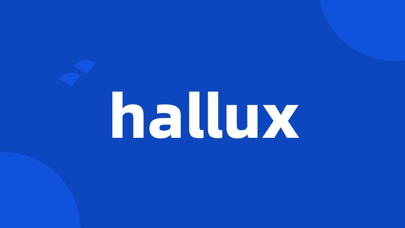 hallux