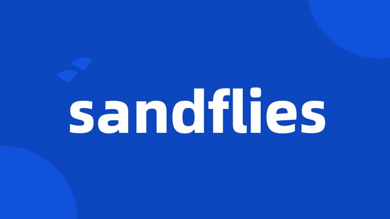 sandflies