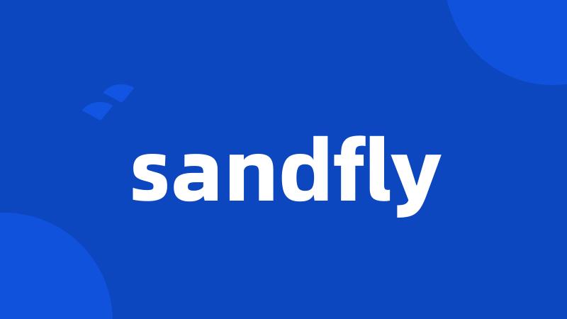 sandfly