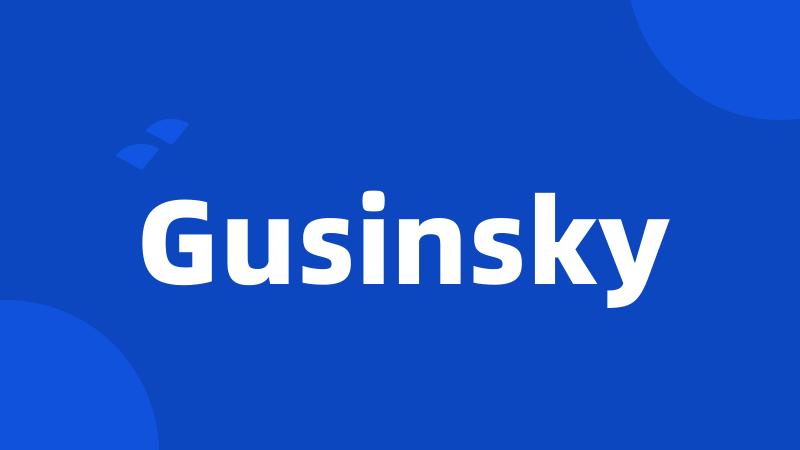 Gusinsky