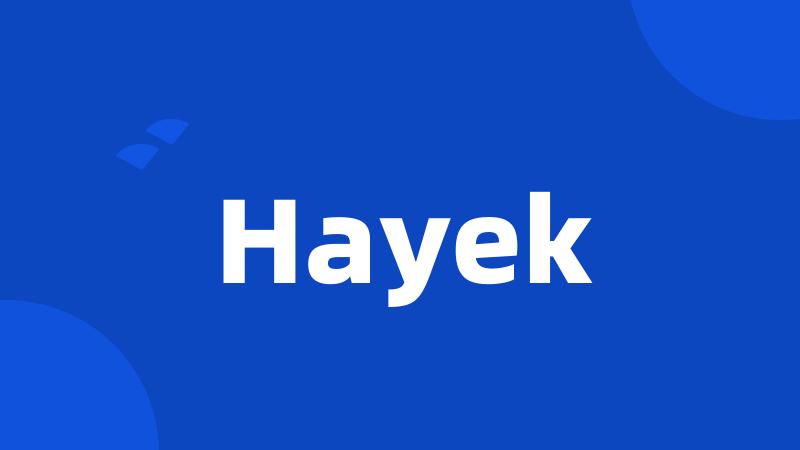 Hayek