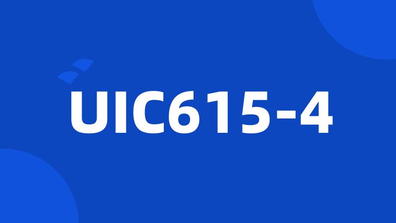 UIC615-4