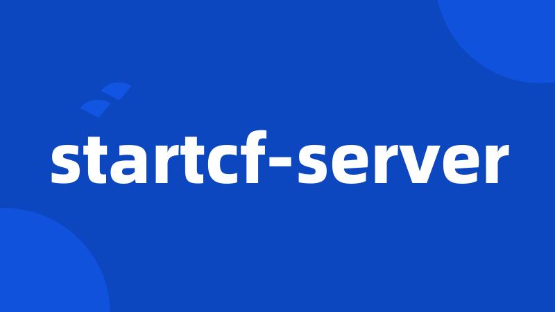 startcf-server