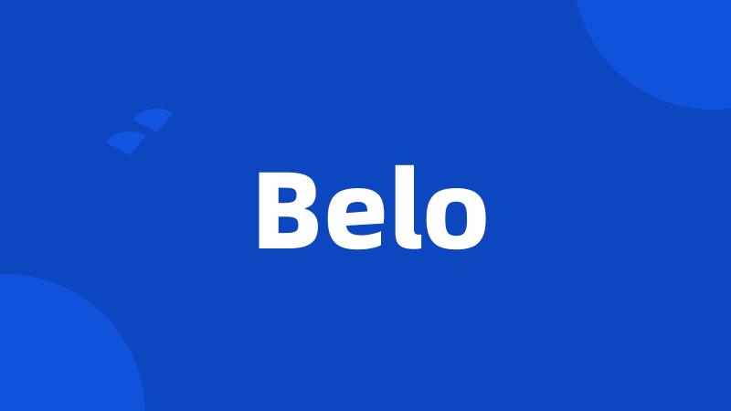 Belo