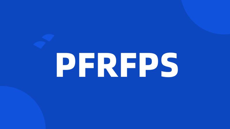 PFRFPS