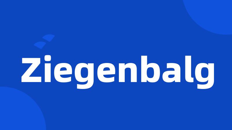 Ziegenbalg