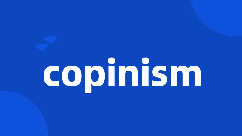 copinism