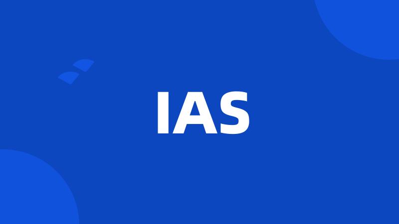 IAS